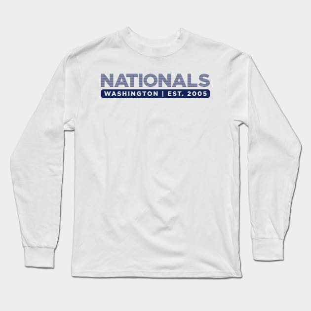 Nationals #2 Long Sleeve T-Shirt by HooPet